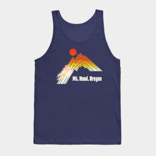 Mt Hood Oregon 70s/80s Retro Souvenir Style Skiing Tank Top